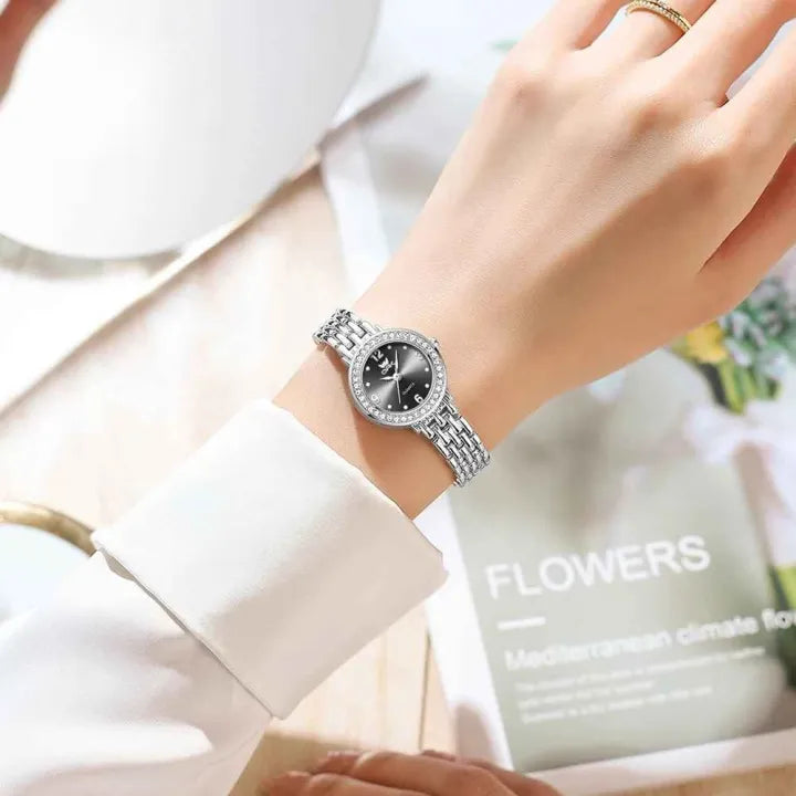 Stylish Jewelry Watch for Women Elegant Stainless Steel Watch for Girls Premium Quality Bracelet Watch for Ladies